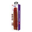 Pretty Love Soren Brown – újratölthető realisztikus vibrátor TPE anyagból, 25,2 cm