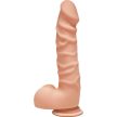 The D Ragin' D With Balls 7.5 Inch - Herés, letapasztható dildó