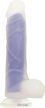 Evolved Luminous Dildo- Letapasztható, herés, vízálló, sötétben világító dildó 20,3cm