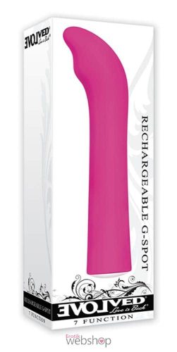 Evolved - Rechargeable G-Spot - Rózsaszín, g-pontos, vízálló vibrátor