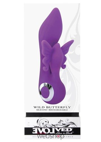 Evolved Wild Butterfly Purple- Pillangós, g-pontos, csiklóizgatós vibrátor