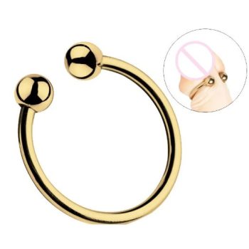   Ewtoys - Makkgyűrű ékszer férfiaknak - Arany színű - 25 mm