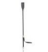 EwToys - Műbőr fekete paskolásra alkalmas lovaglópálca - 60 cm