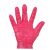 Erotikus öt ujjas kesztyű különböző kialakítással, rózsaszín