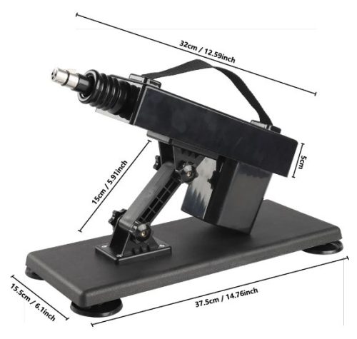 EwToys - Automata hüvelybe toló teleszkópos szexgép + dildóval
