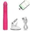 EwToys Lökő – Applikációs okos vibrátor pink/lila, USB töltővel, vízálló, választható színben