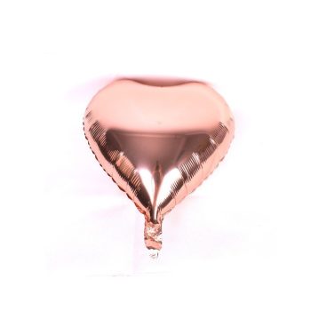   EwToys - Rózsaszín, latex szív alakú esküvői/lánybúcsú lufi 1db.