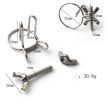 EwToys - Rozsdamentes acél erotikus hügycső tágító férfiaknak