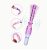 EwToys - Zselés, rózsaszín vibrátoros análsor