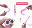 EwToys - Zselés, rózsaszín vibrátoros análsor