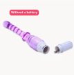 EwToys - Zselés, rózsaszín vibrátoros análsor