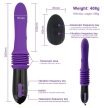EwToys - Teleszkópos, automata, vízálló szexgép lökő vibrátor - USB töltő + fali konzol - lila