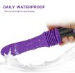 EwToys - Teleszkópos, automata, vízálló szexgép lökő vibrátor - USB töltő + fali konzol - lila