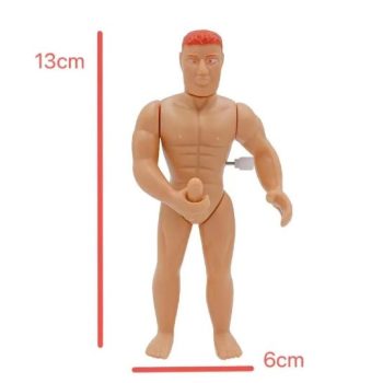   EwToys - Macho Man Vicces maszturbáló férfi - Felhúzható, mozgó játékfigura