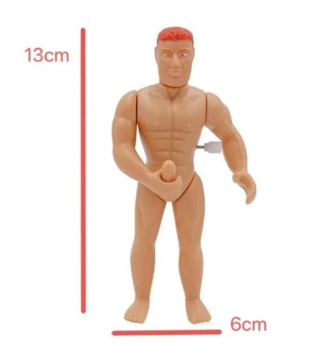 EwToys - Macho Man Vicces maszturbáló férfi - Felhúzható, mozgó játékfigura