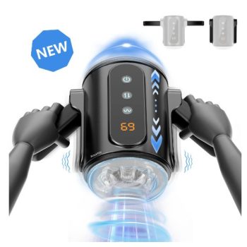 EwToys - Konzolos, automata, prémium maszturbátor - fekete