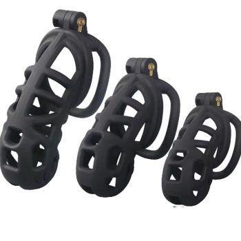   EwToys - Fekete S/M/L méretű péniszketrec - választható méret!