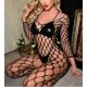 EwToys Bodystocking B05 - Fekete necc harisnyaoverall