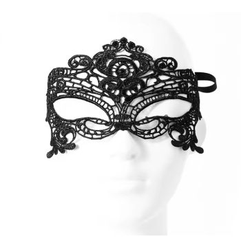 EWtoys szexi csipkés fekete maszk No: 2