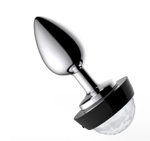 EwToys - Világítós Butt Plug, análdugó többszínű világítással - hangvezérléssel irányítható