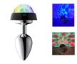 EwToys - Világítós Butt Plug, análdugó többszínű világítással - hangvezérléssel irányítható