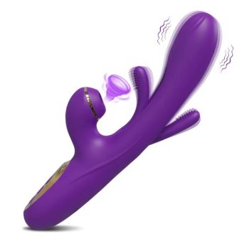   EwToys TrinityWave – 3 az 1-ben prémium léghullámos vibrátor G-pont és csikló stimulátorral