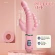 EwToys - 3 ágú. csikló, g-pont és anál izgatós vibrátor - Usb, rózsaszín