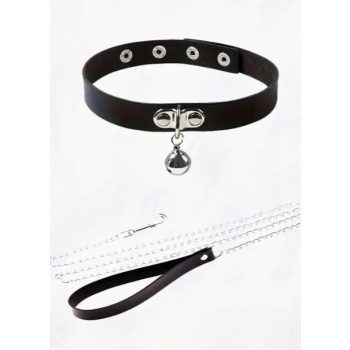 EwToys - Csilingelő, nyakörv és póráz szett