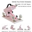 EwToys - Automata hüvelybe toló teleszkópos szexgép 2.0 + dildóval - rózsaszín