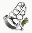 EwToys - Metal Chastity  -Acél péniszketrec, erényöv férfiaknak