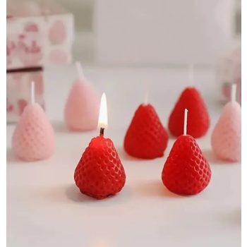   EwToys - BDSM gyertya - Piros, rózsaszín színben 1db./csomag