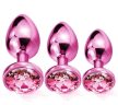 EwToys - Különleges fém análdugó - 3 színben - 3 méretben