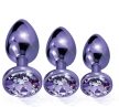 EwToys - Különleges fém análdugó - 3 színben - 3 méretben