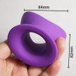 EwToys - Lila záróizom tágító, üreges - S/M méret
