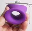 EwToys - Lila záróizom tágító, üreges - S/M méret