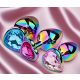 EwToys - Rainbow anal plug - 3 méretben