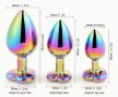 EwToys - Rainbow anal plug - 3 méretben