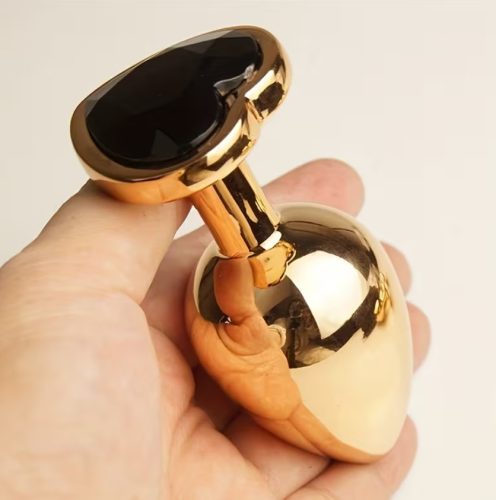 Arany Elegance Butt Plug – prémium fém análdugó 3 méretben