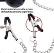EwToys BDSM szájpecek mellcsipeszekkel fekete 