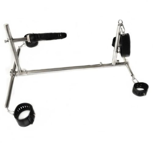 EwToys - Bdsm – Állítható rögzítő állvány dildóval és bilincsekkel 