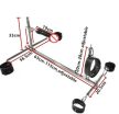 EwToys - Bdsm – Állítható rögzítő állvány dildóval és bilincsekkel 