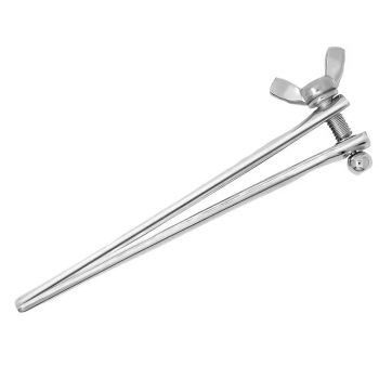   EwToys Steel Adjust 5 mm – állítható rozsdamentes acél uretrális tágító, 11,9 cm