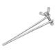 EwToys Steel Adjust 5 mm – állítható rozsdamentes acél uretrális tágító, 11,9 cm