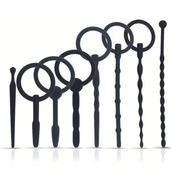   EwToys Flex Sounding Set – 8 db-os szilikon uretrális tágító készlet, különböző méretekben