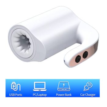   EwToys - DORA Teleszkópos, automata, prémium maszturbátor - fehér