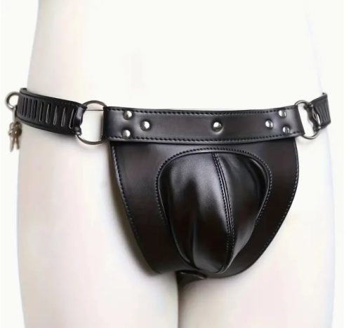 EwToys - Műbőr állítható erényöv férfiaknak 03