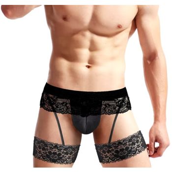 EwToys - Férfi csipkés tanga - egy méret S-L