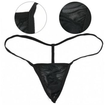 EwToys - Férfi hálós tanga - egy méret -fekete