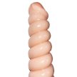 EwToys spirál bordázott szilikon dildó szexgéphez 18 cm