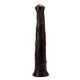 EwToys Huge Horse Dildo 38cm Black - Fekete ló pénisz